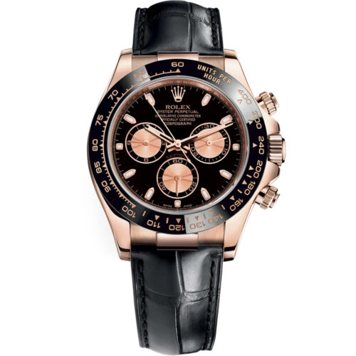 Cosmograph Daytona: Vàng Everose 18K Dây da 116515LN-0008